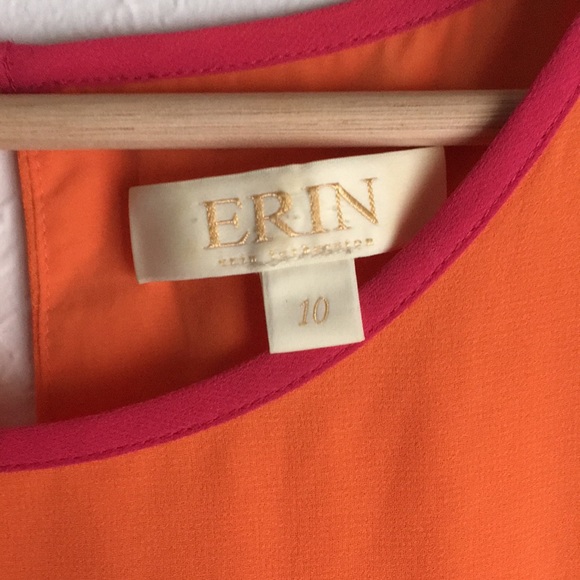 Erin Featherston silk color block shift dress 10 - Picture 8 of 8